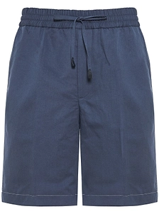 Brioni High Waist Drawstring Shorts