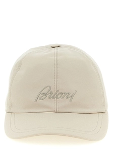 Brioni Logo Embroidered Baseball Cap