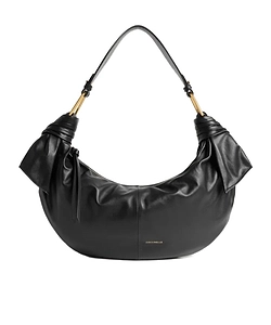 Coccinelle Furoshik Knotted Zip-Up Medium Shoulder Bag