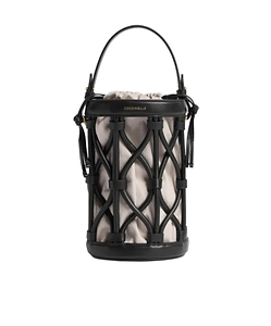 Coccinelle Woven Bucket Bag