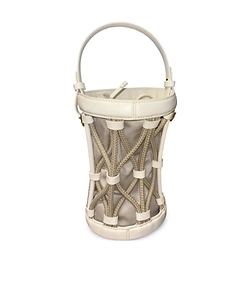 Coccinelle Logo Stamp Drawstring Tote Bag