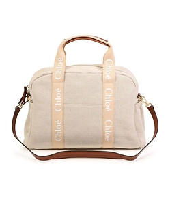 Chloé Kids Logo Printed Strapped Changing Bag