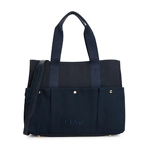 Chloé Kids Panel Logo-Embroidered Changing Bag