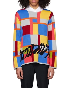 Checked Sweater