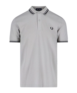 Comme Des GarÇOns Shirt X Fred Perry Text-Printed Polo Shirt