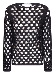 Comme Des GarÇOns Comme Des GarÇOns Mesh Knitted Top