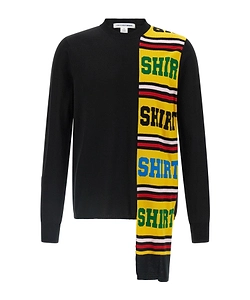 Comme Des GarÇOns Shirt Layered Knitted Jumper