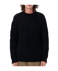 Geometric-Pattern Wool Jumper