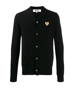 Heart Embroidered Slim Fit Cardigan