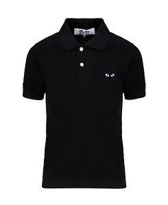 Embroidered Heart Polo Shirt