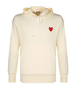 Heart-Shaped Decal Hooded Hoodie