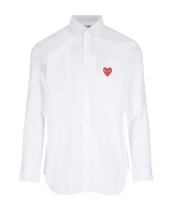 Heart-Shaped Patch Shirt
