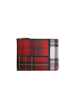 Tartan Patchwork Clutch