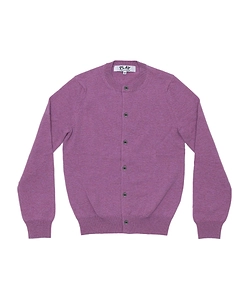 Round-Neck Emblem Cardigan