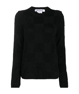 Textured Square Knit Jumper