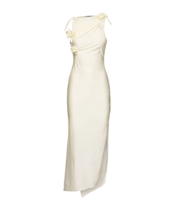 Asymmetric Stretch Jersey Dress
