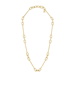 Charms Necklace In Brass With Gold Finish