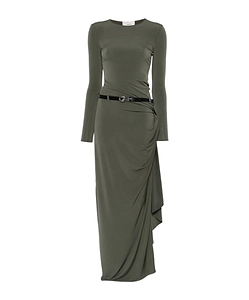 Long Sleeve Dress With Slit Details