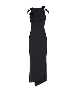 Coperni Floral Draped Maxi Dress