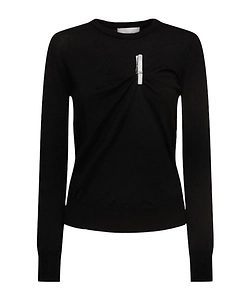 Knitted Crew Neck Sweater