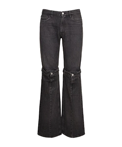 Knee Detail Denim Trousers