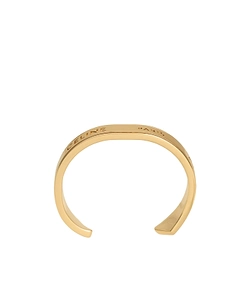 Ribbon Small Cuff In Brass With Gold Finish