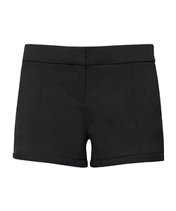 Tailored Viscose Blend Shorts