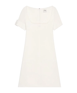 CourrÈGes Buckle A-Line Dress