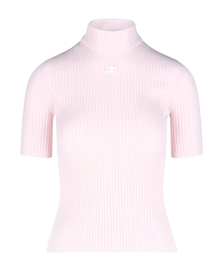 CourrÈGes Reedition Short-Sleeved Ribbed Jumper