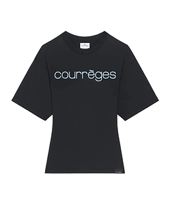 CourrÈGes Waisted Printed T-Shirt