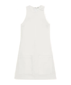 CourrÈGes Pocket Detail Short Dress