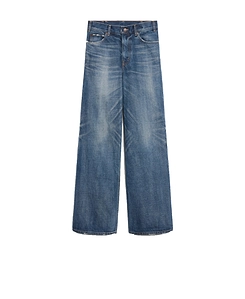 Flared Surf Jeans In Dark Union Wash Denim