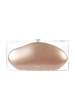 Annika Logo Detailed Clutch Bag