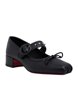 Christian Louboutin Mamastrapita Bow Detailed Ballerinas