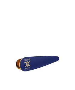 Celine Hair Clip In Brass With Gold Finish, Steel And Zamak