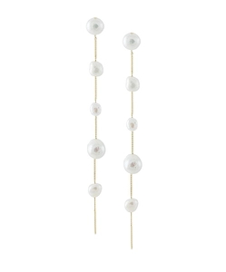 Long Pearl Earrings