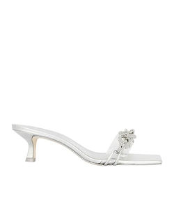Lynn Metallic Leather Sandals