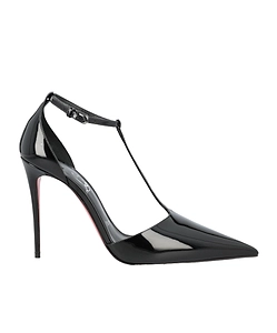 Christian Louboutin T-Strap Pointed-Toe Pumps