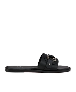 Her In Roma Buckle Strap Mules