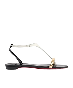 Logo Clip-Toe Flat Sandals