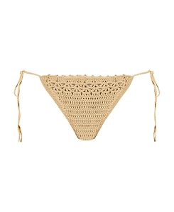 Side-Tie Crochet Bikini Bottoms