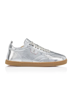 Perforated Leather Trainers