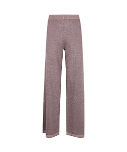 D.Exterior Wide-Leg Knitted Trousers