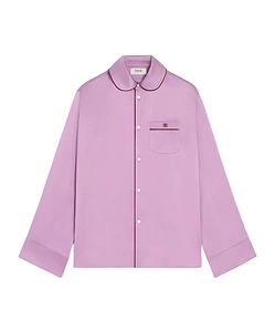 Pyjama Shirt In Silk Satin