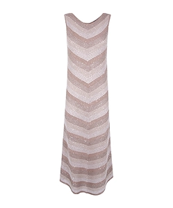 Degradé Sequinned Knitted Dress