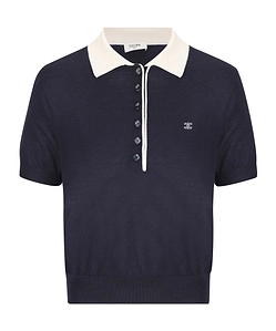 Polo Sweater In Fine Cashmere Silk