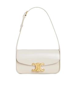 Shoulder Bag Terence In Patent Calfskin