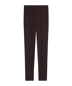 Slim Trousers In Stretch Wool Gabardine