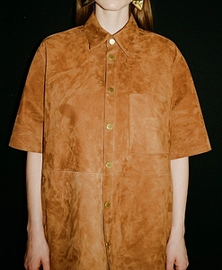 Suede Buttoned Shirt