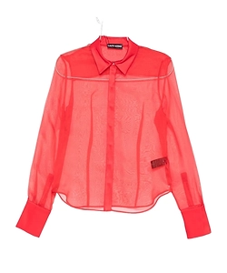 Semi-Sheer Panelled Shirt